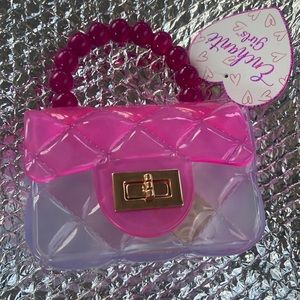 FINAL DROP 🚨NWT mini hot pink Barbievibes kids toddler mini purse clasp closure
